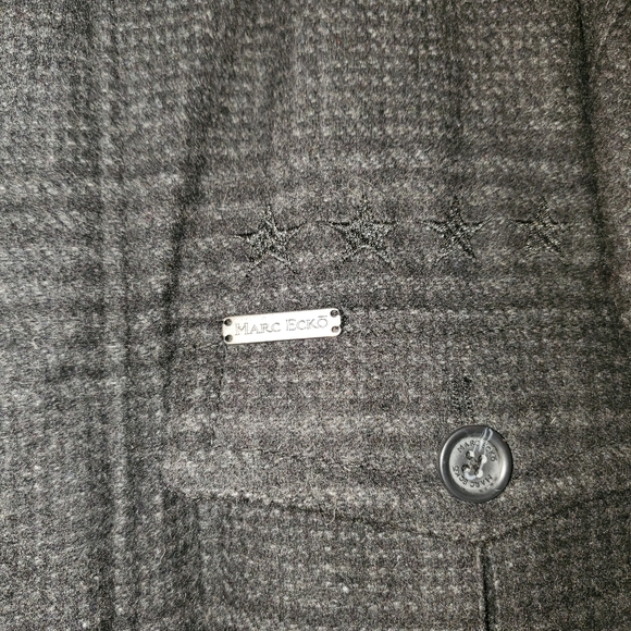 Marc Ecko - Peacoat Jacket Mens Wool Blend - Picture 9 of 9